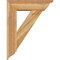 Ekena Millwork Traditional Traditional Rough Sawn Bracket w/ Offset Brace, Western Red Cedar, 8"W x 28"D x 36"H BKT0806X28X36TRA01RWR - alternate 2